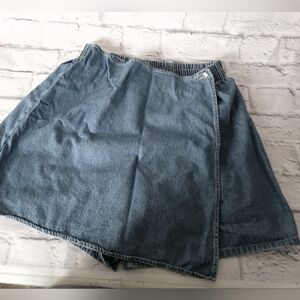 Vintage Denim&Co Denim Skort Size Large